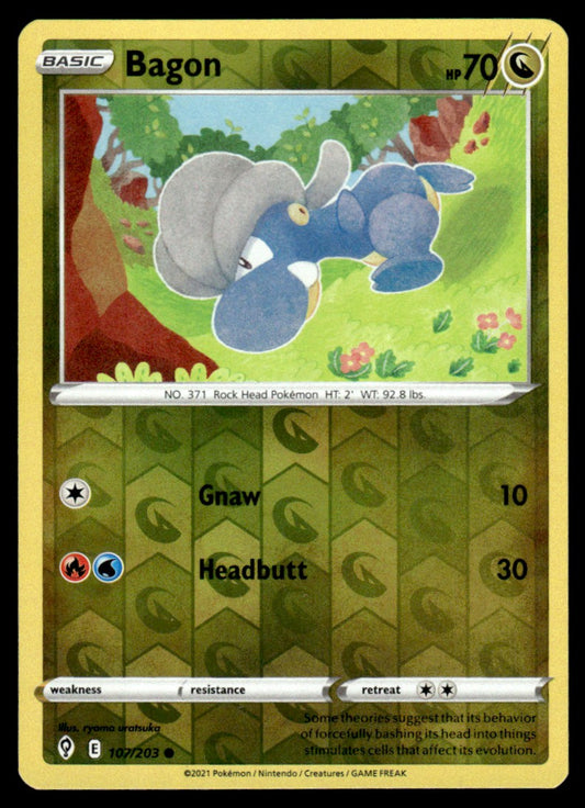 Bagon 107/203 Reverse - Evolving Skies - Sword & Shield