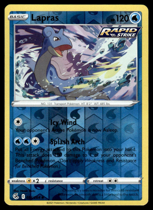 Lapras 054/264 Reverse - Fusion Strike - Sword & Shield