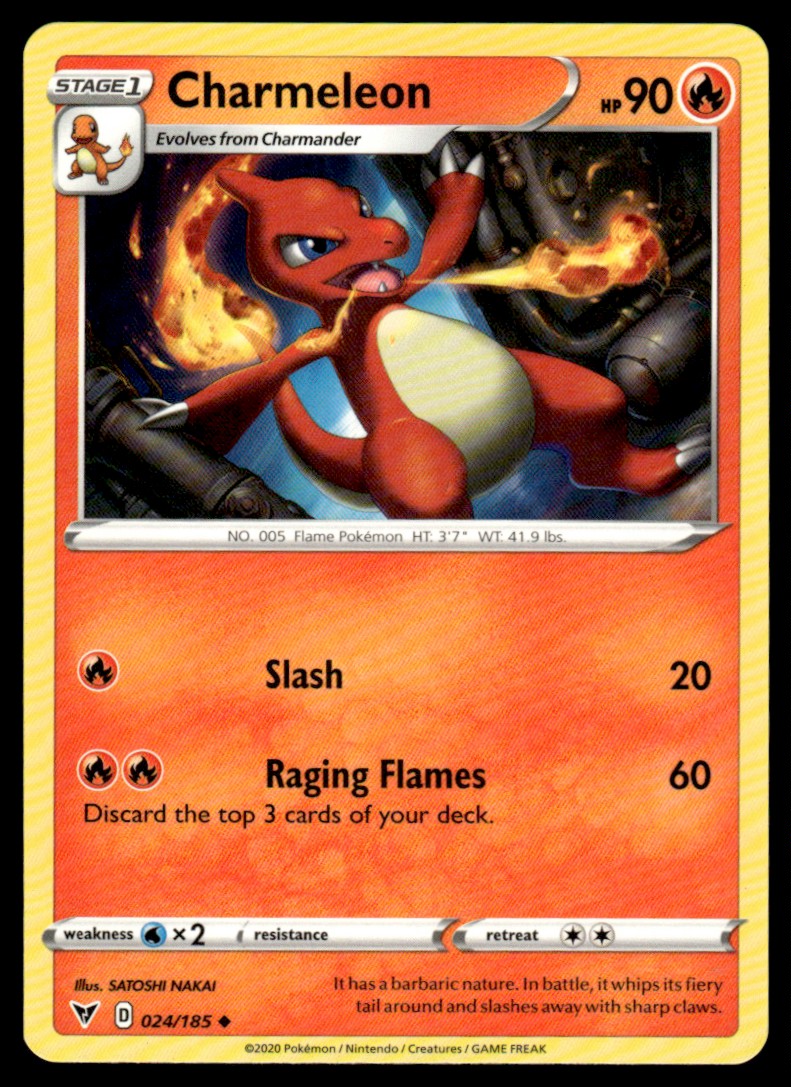 Charmeleon 024/185 Uncomon - Vivid Voltage - Sword & Shield