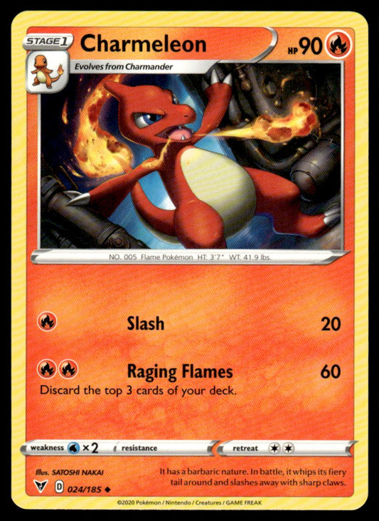 Charmeleon 024/185 Uncomon - Vivid Voltage - Sword & Shield