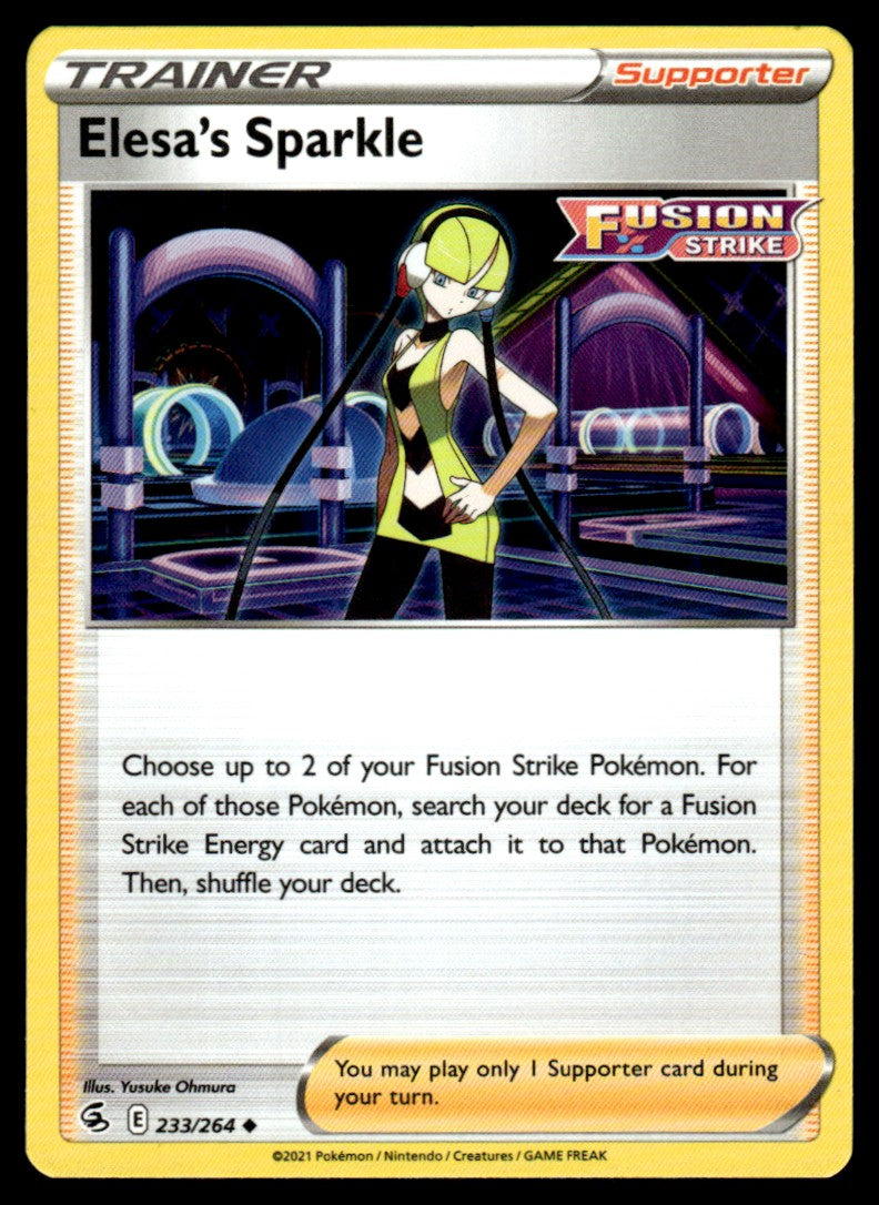 Elesa’s Sparkle 233/264 Uncomon - Fusion Strike - Sword & Shield
