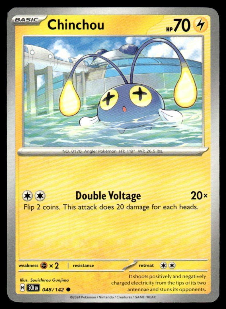 Chinchou 048/142 Comun - Stellar Crown - Scarlet & Violet