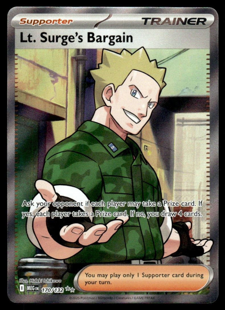 Lt. Surge's Bargain 170/132 - Mega Evolution Base Set - Mega Evolution