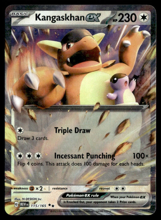 Kangaskhan ex 115/165 - Scarlet & Violet - 151 - Scarlet & Violet