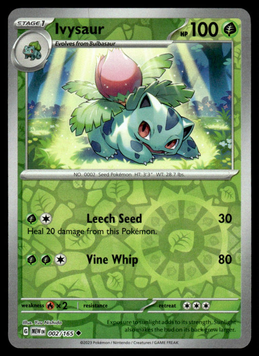 Ivysaur 02/165 Reverse - Scarlet & Violet - 151 - Scarlet & Violet