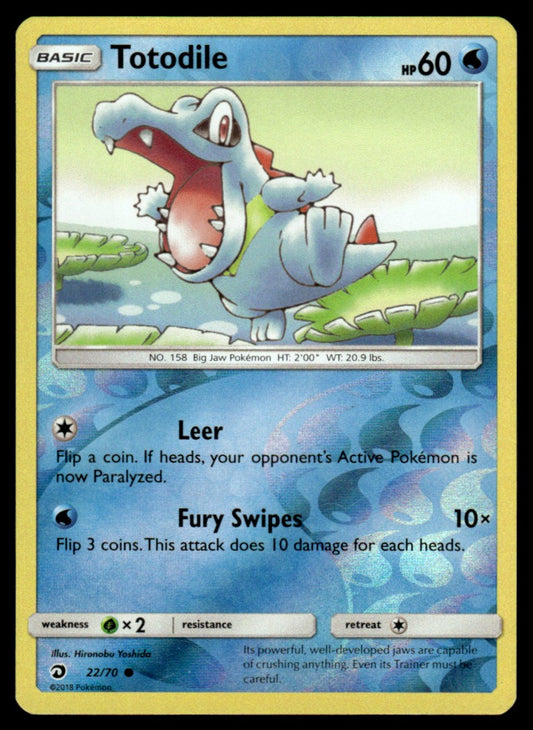 NM - Totodile 22 - Reverse - Dragon Majesty