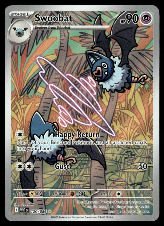 Swoobat 120/086 - White Flare - Scarlet & Violet