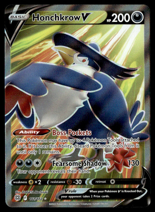 Honchkrow V 161/172 - Brilliant Stars - Sword & Shield