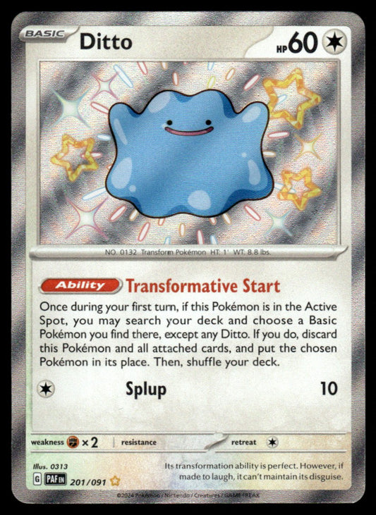 Ditto 201/091 - Paldean Fates - Scarlet & Violet