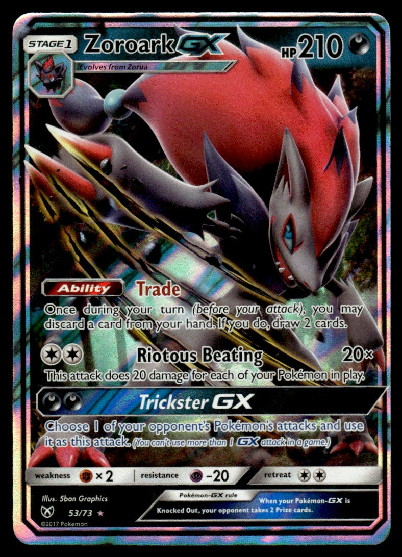 Zoroark GX - NM - 53 - Shining Legends