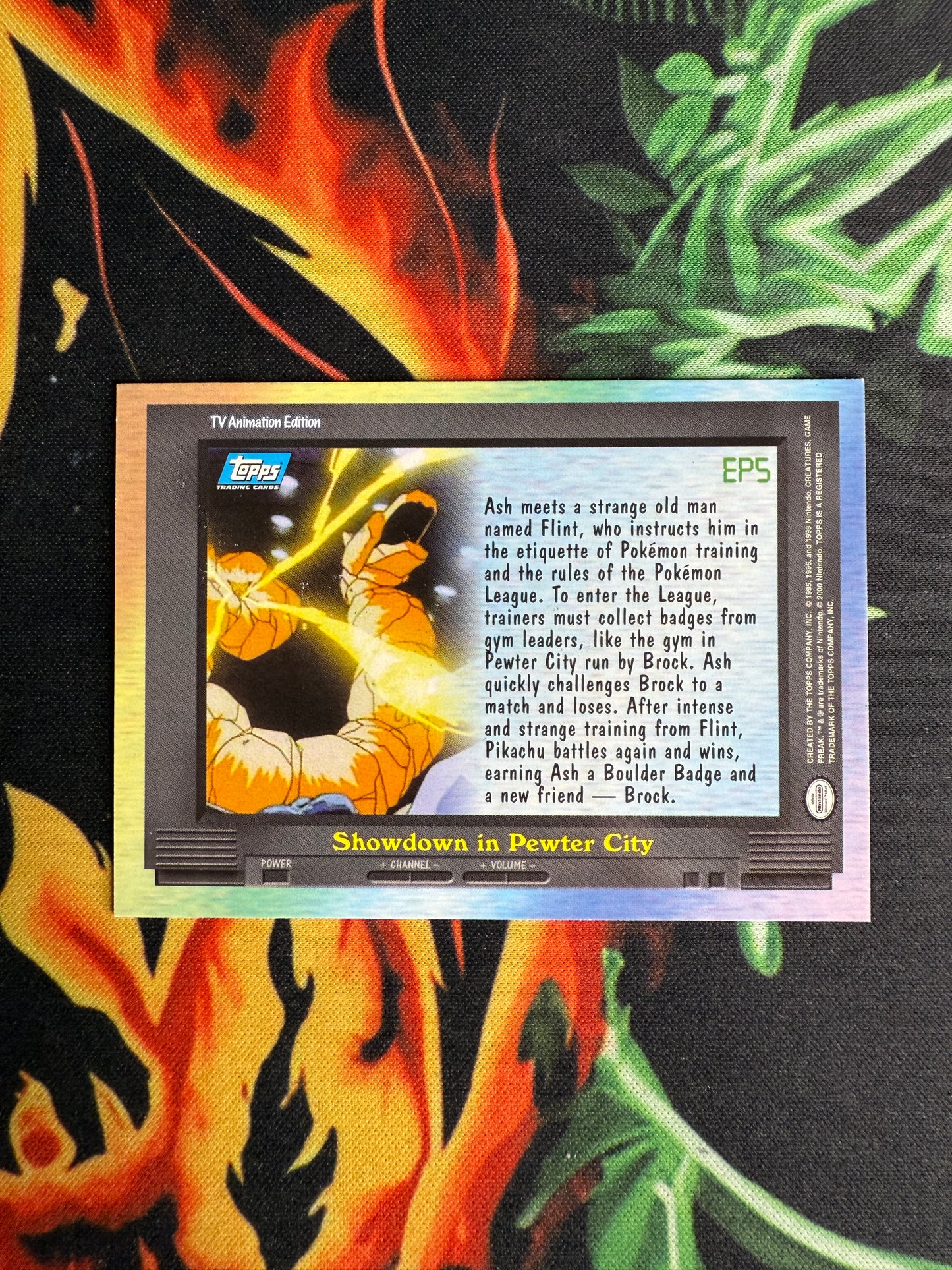 Pikachu Herido Topps 1996 (Subasta #1007)