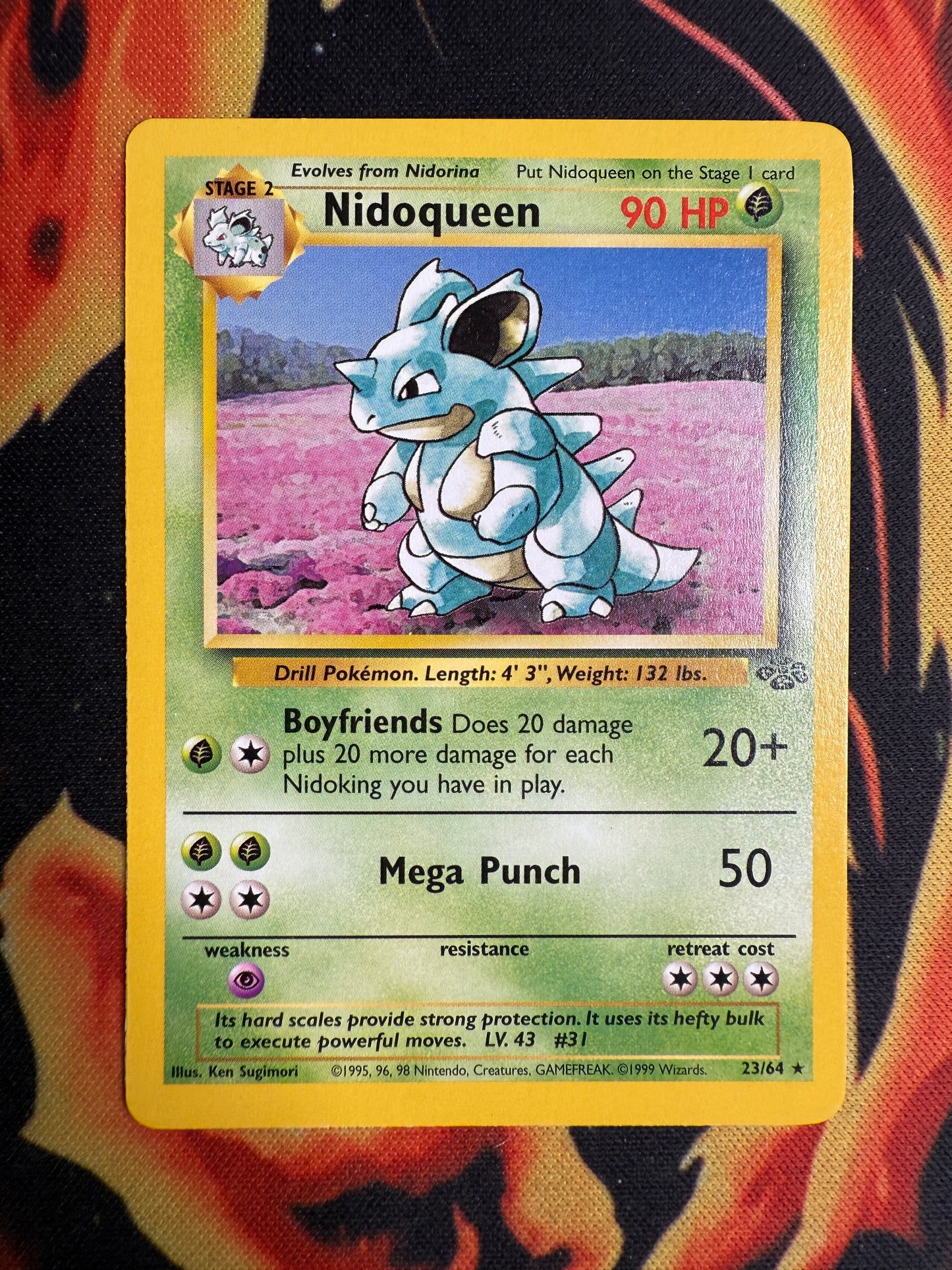 Nidoqueen No Holo Jungle (Subasta #1211)