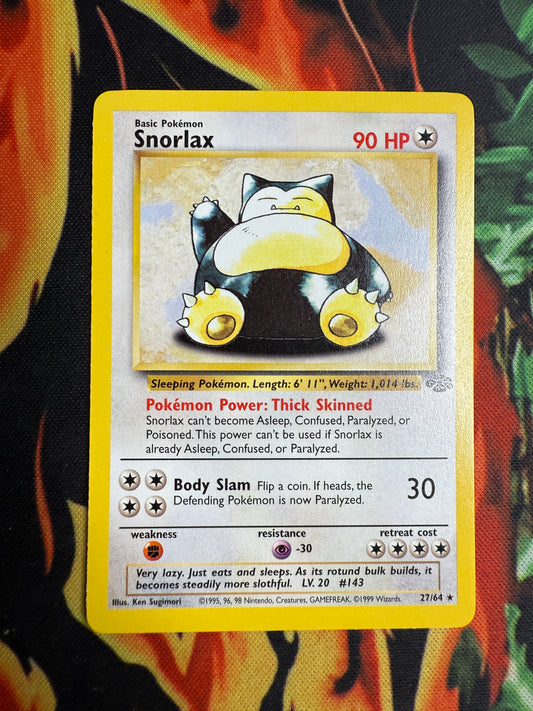 Snorlax No Holo Jungle (Subasta #1213)