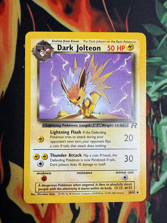 Dark Jolteon  No Holo Team Rocket (Subasta #1214)