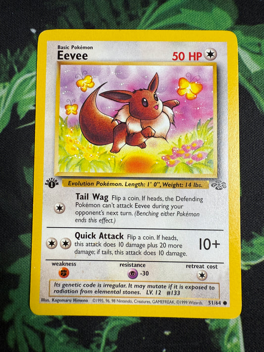 LP Eevee 1st Edition No Holo Jungle (Subasta #1228)