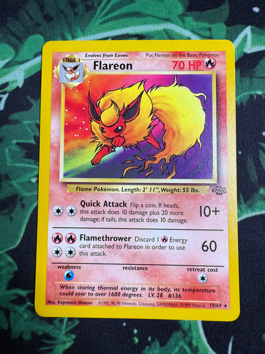 Flareon No Holo Jungle (Subasta #1229)