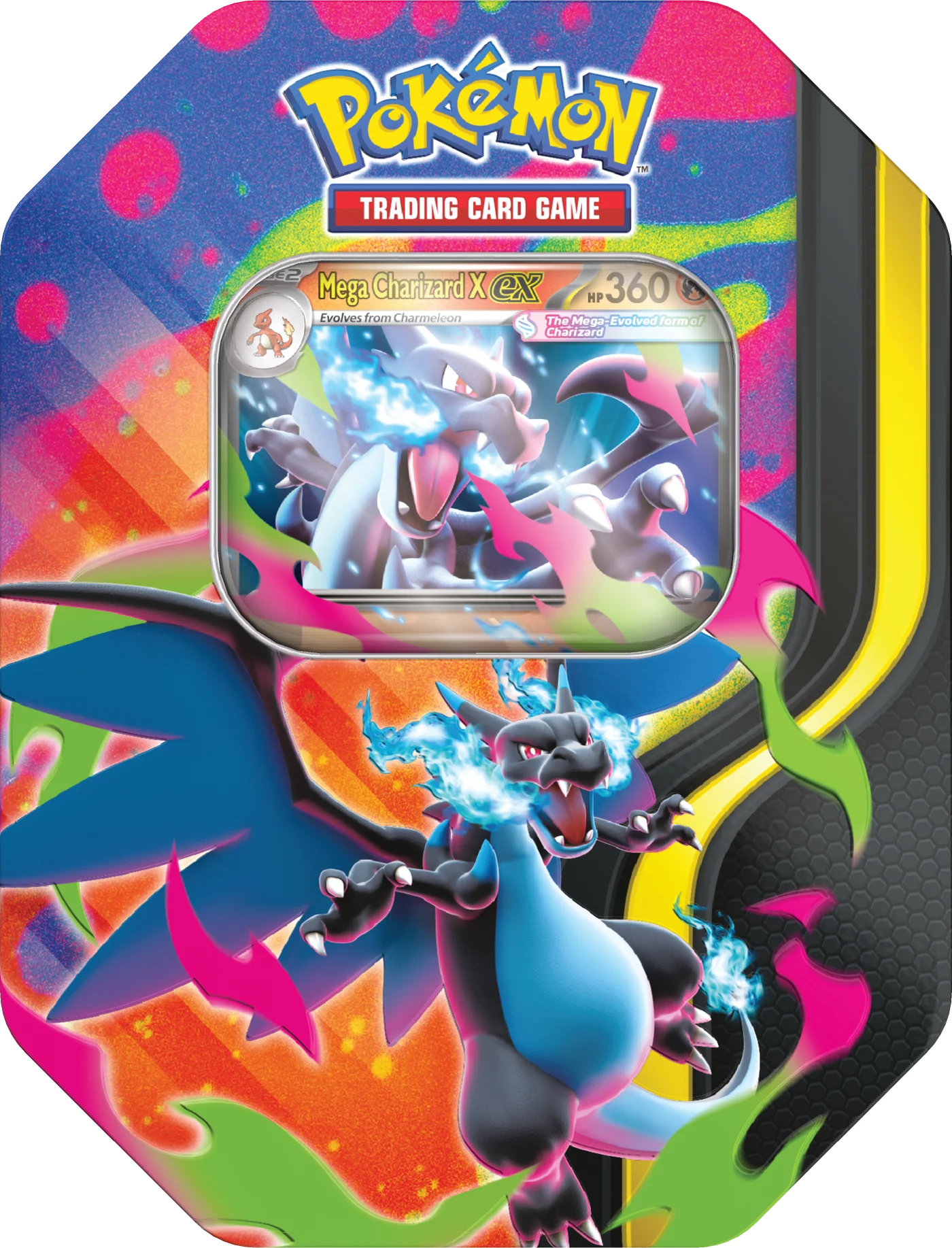 Mega Charizard Tin - Ingles (PAR)