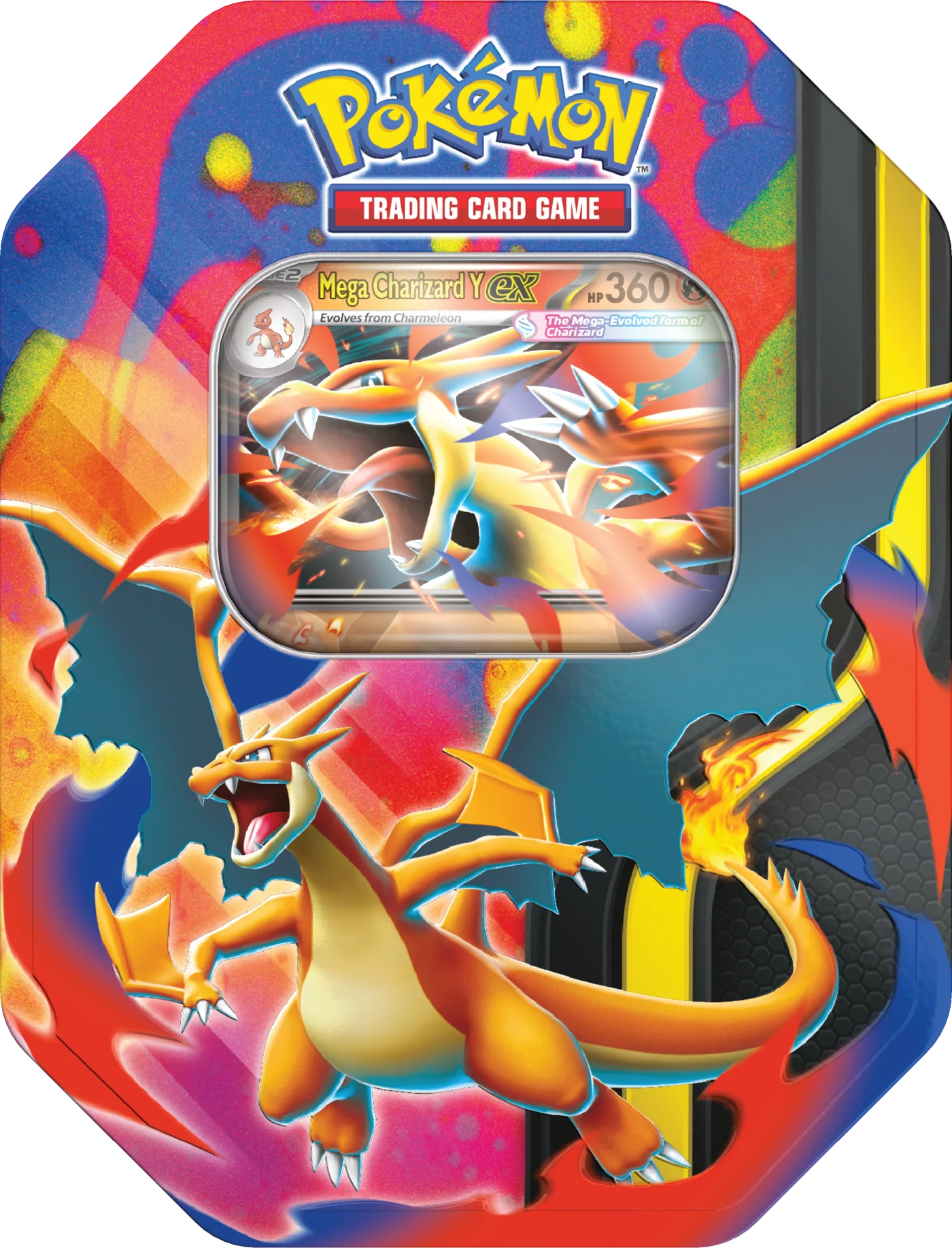 Mega Charizard Tin - Ingles (PAR)