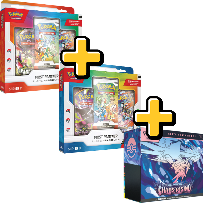 Combo - First Partner 2 & 3 + ETB Chaos Rising