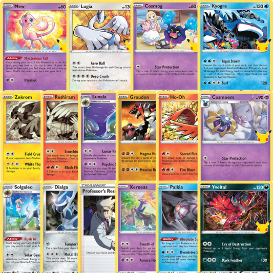 Lote de todas las Holos de Celebrations - Como se muestra en la imagen