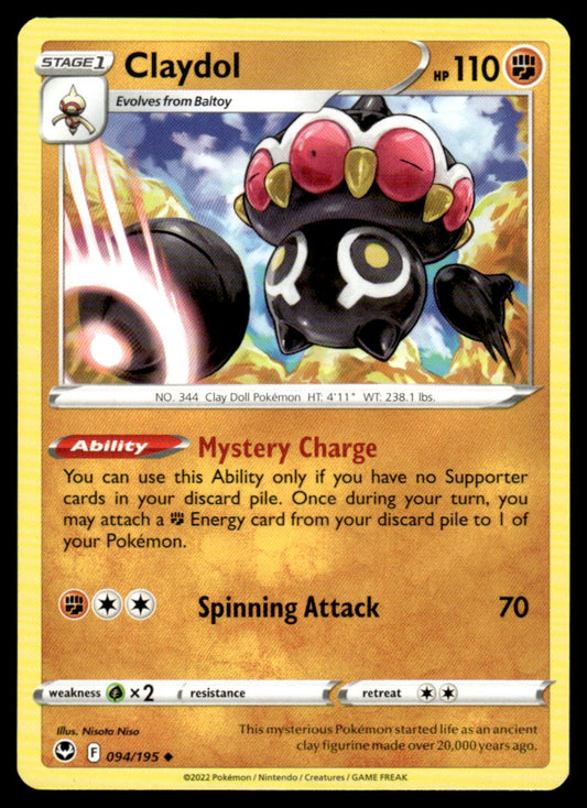 Claydol 094/195 Uncomon - Silver Tempest - Sword & Shield