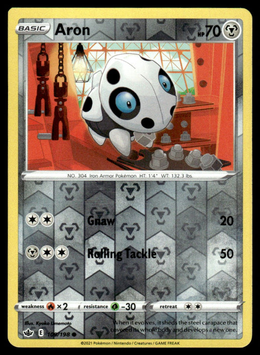 Aron 109/198 Reverse - Chilling Reign - Sword & Shield