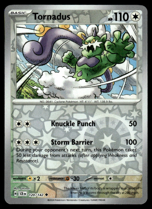 Tornadus 120/142 Reverse - Stellar Crown - Scarlet & Violet