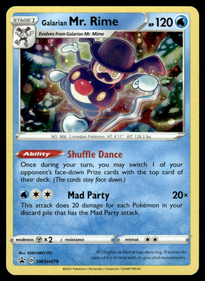 Galarian Mr. Rime (Cosmo Holo) SWSH079/PRSS - Sword & Shield Promos - Sword & Shield