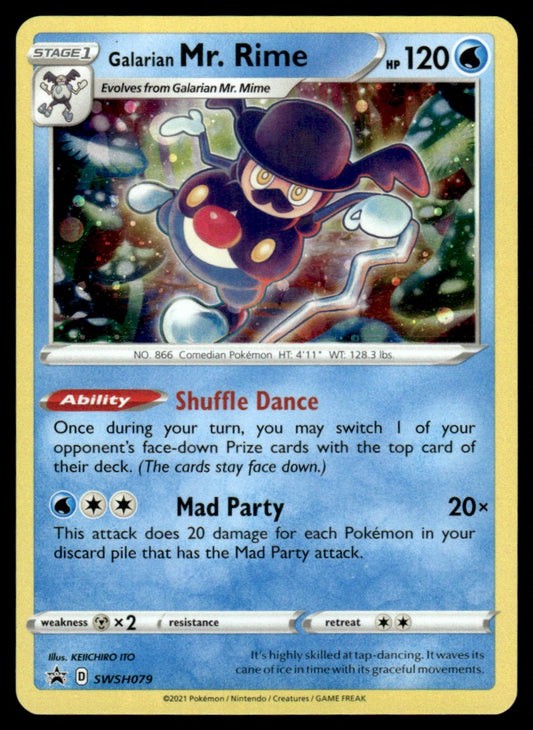 Galarian Mr. Rime (Cosmo Holo) SWSH079/PRSS - Sword & Shield Promos - Sword & Shield