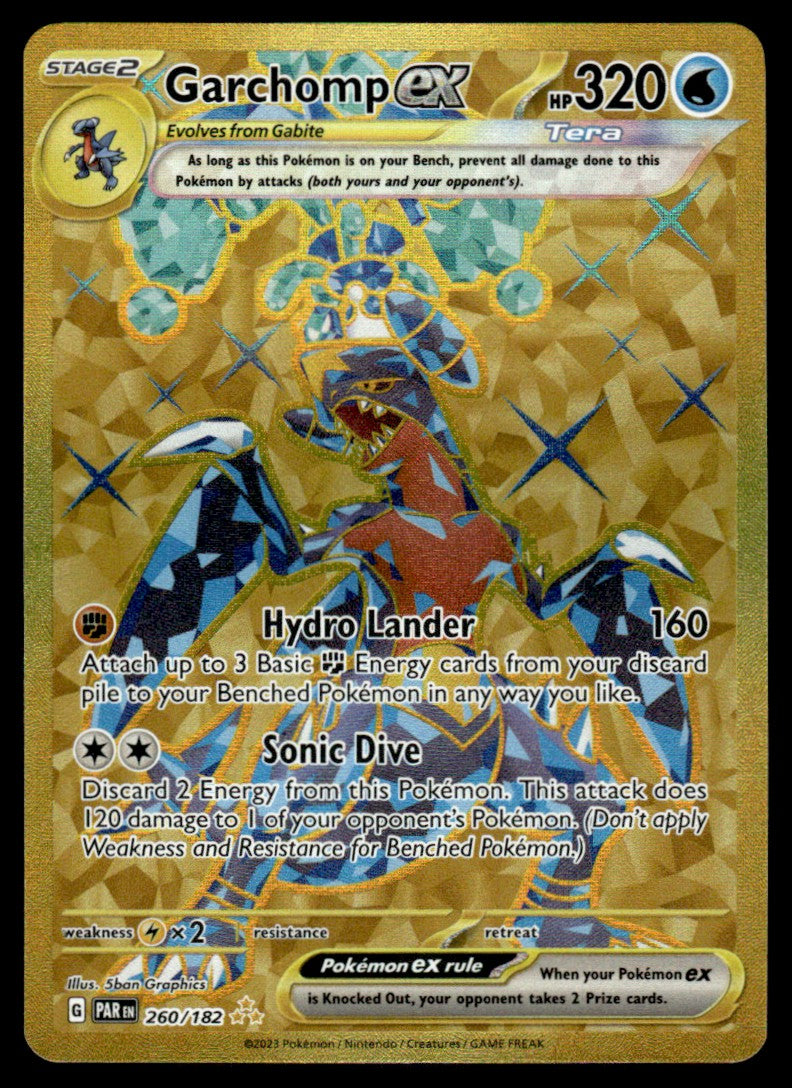 Garchomp ex 260 - Paradox Rift - Scarlet & Violet