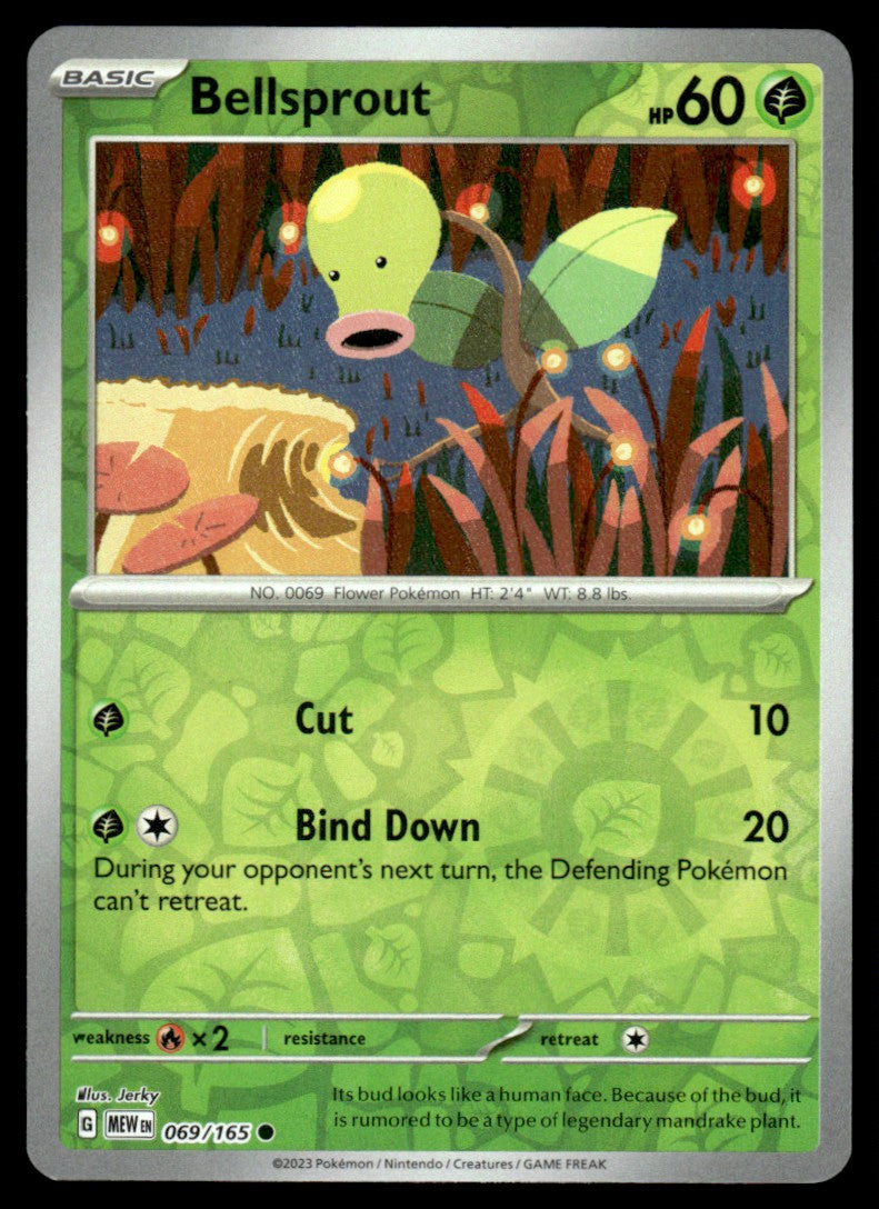 Bellsprout 069/165 Reverse - Scarlet & Violet - 151 - Scarlet & Violet