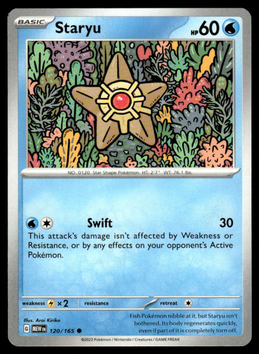 Staryu 120/165 Comun - Scarlet & Violet - 151 - Scarlet & Violet