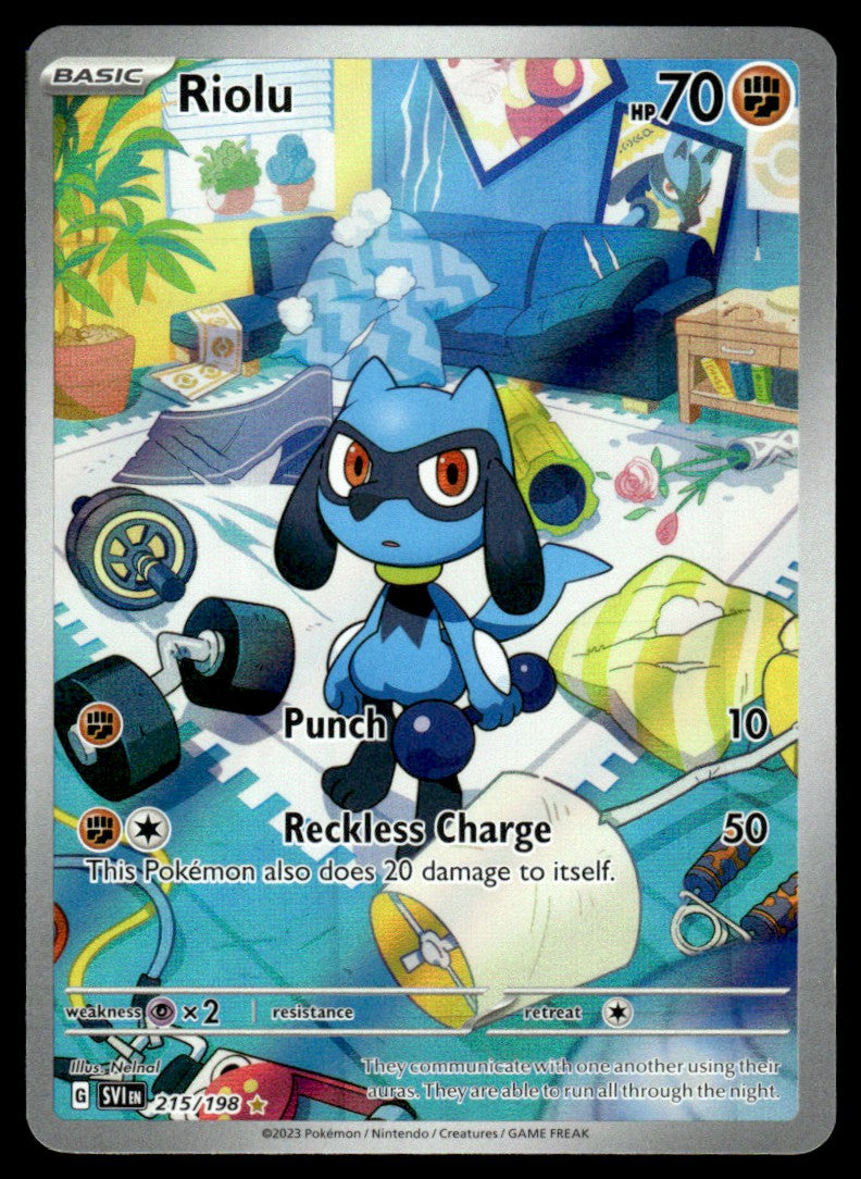 Riolu 215/198 - Scarlet & Violet Base Set - Scarlet & Violet