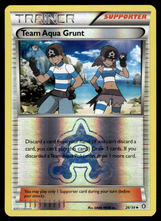 NM - Team Aqua Grunt 26 - Reverse - Double Crisis