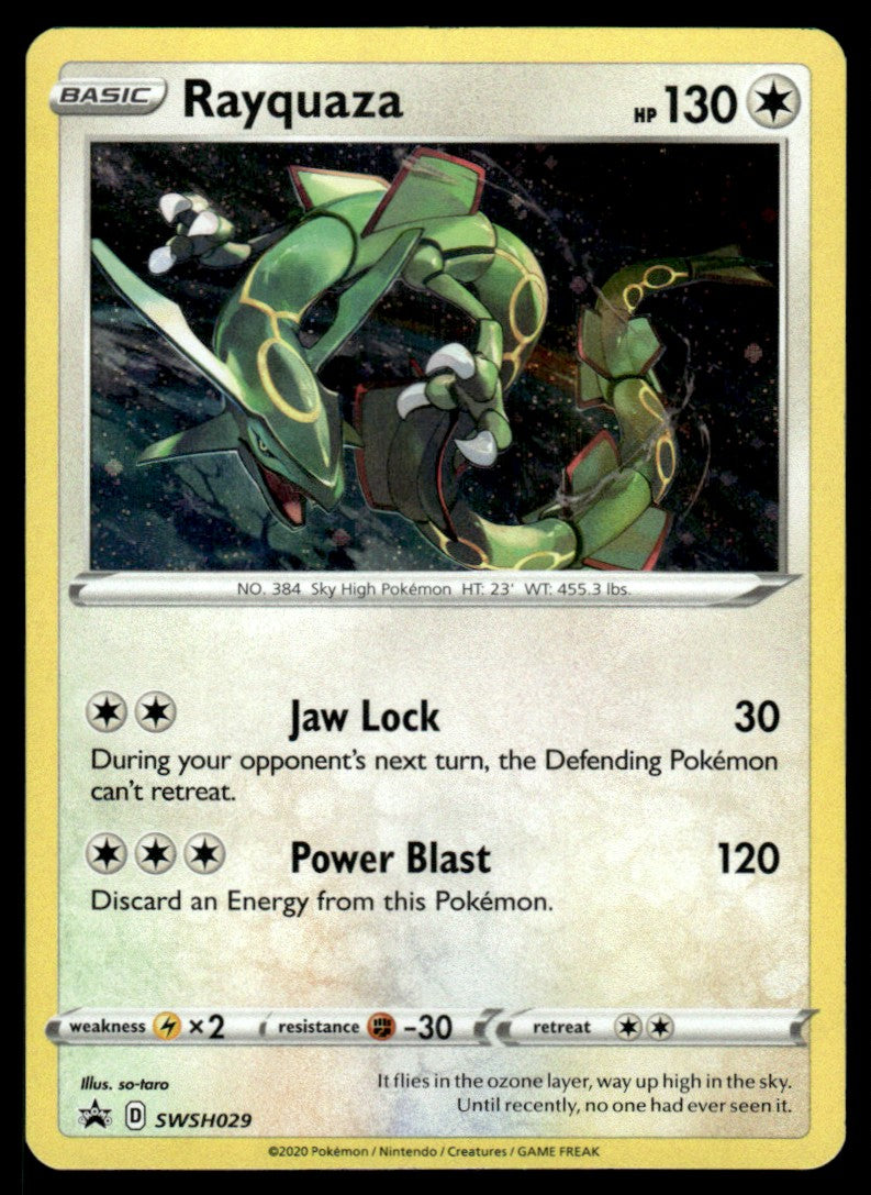 Rayquaza (Cosmo Holo) SWSH029/PRSS - Sword & Shield Promos - Sword & Shield
