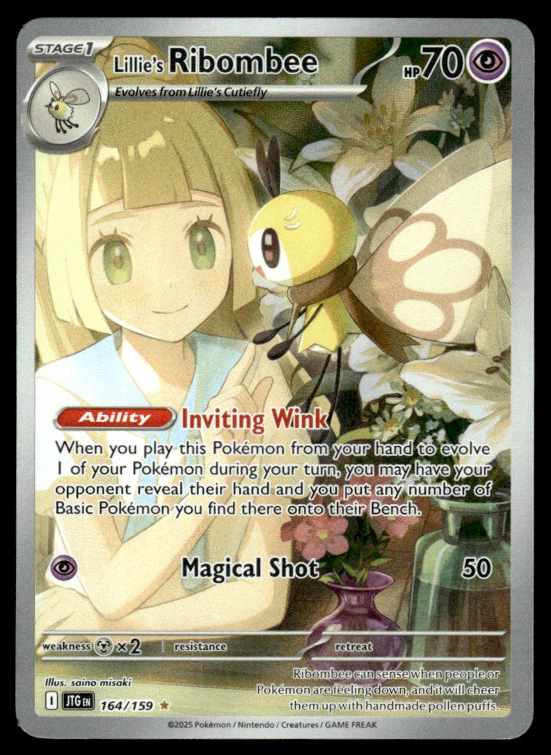 Lillie's Ribombee 164/159 - Journey Together - Scarlet & Violet