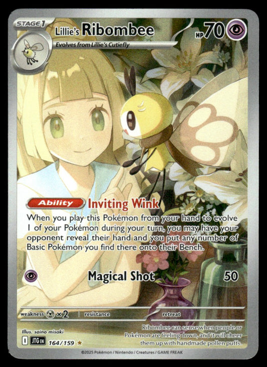 Lillie's Ribombee 164/159 - Journey Together - Scarlet & Violet