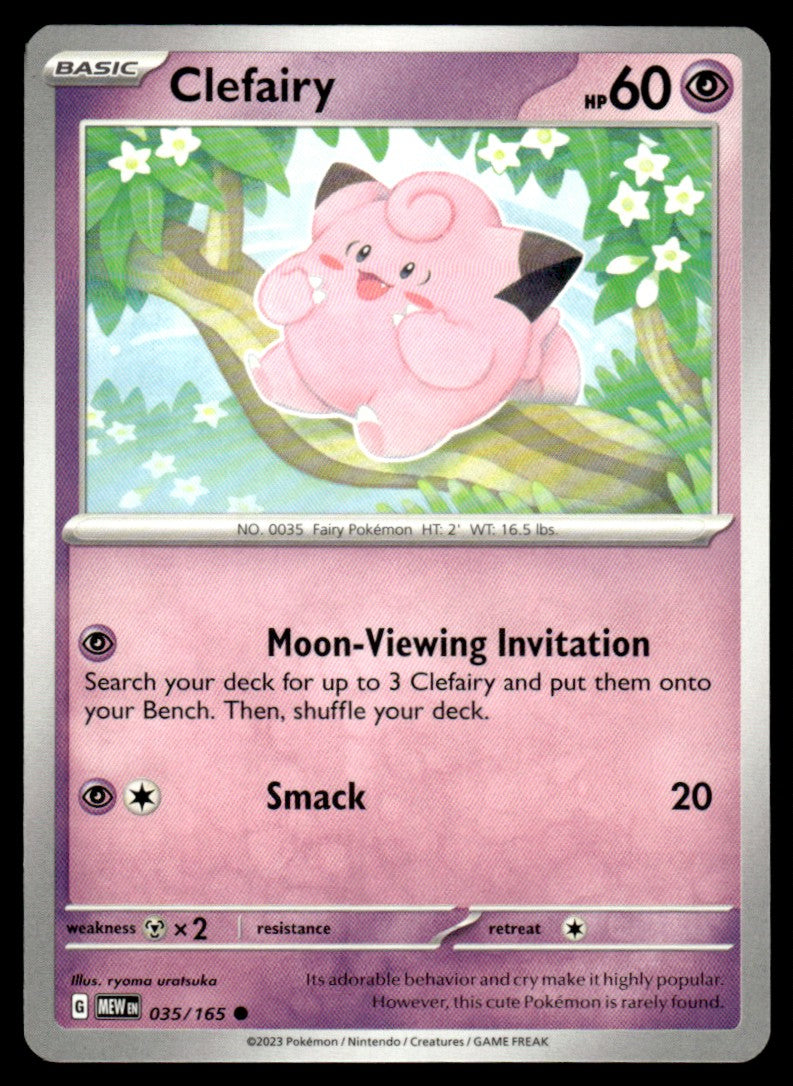 Clefairy 035/165 Comun - Scarlet & Violet - 151 - Scarlet & Violet
