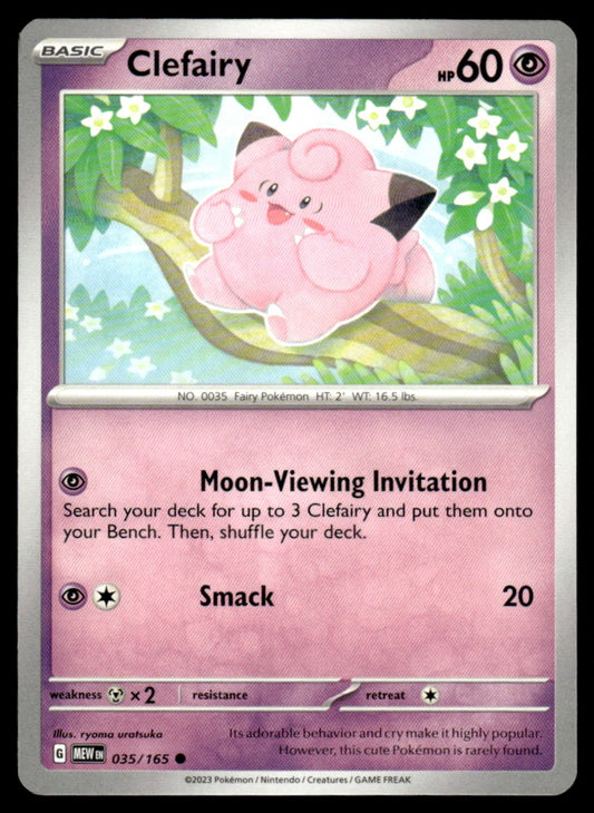 Clefairy 035/165 Comun - Scarlet & Violet - 151 - Scarlet & Violet