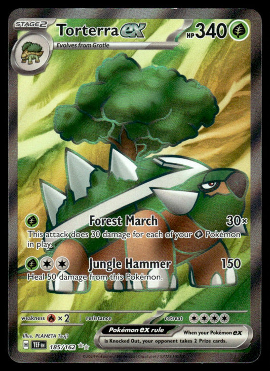 Torterra ex 185/162 - Temporal Forces - Scarlet & Violet
