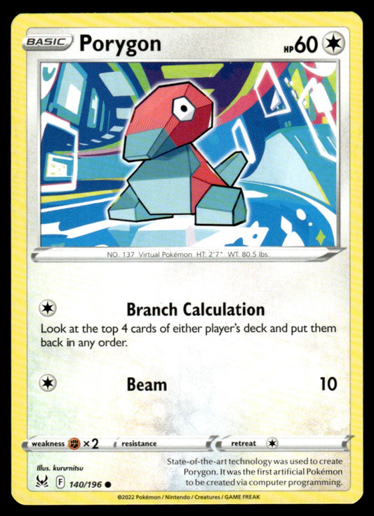 Porygon 140/196 Comun - Lost Origin - Sword & Shield