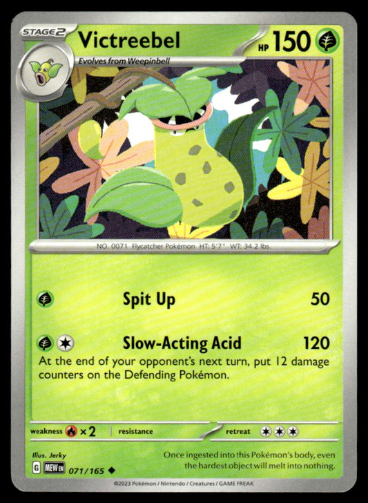 Victreebel 071/165 Uncomon - Scarlet & Violet - 151 - Scarlet & Violet