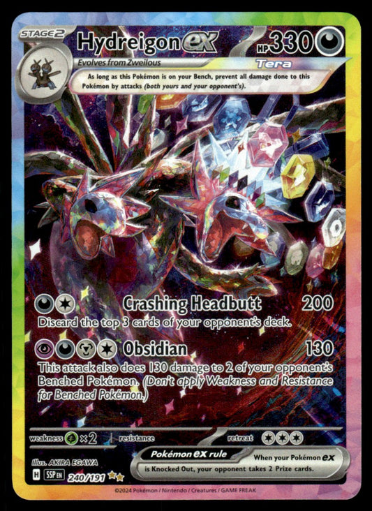 Hydreigon ex 240/191 - Surging Sparks - Scarlet & Violet
