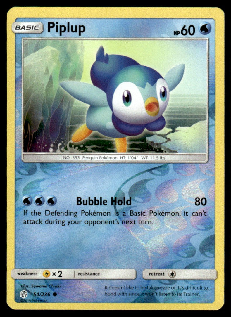 NM - Piplup 54 - Reverse - Cosmic Eclipse