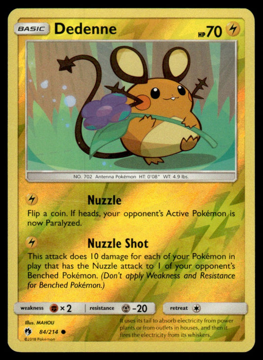 LP - Dedenne 84 - Reverse - Lost Thunder
