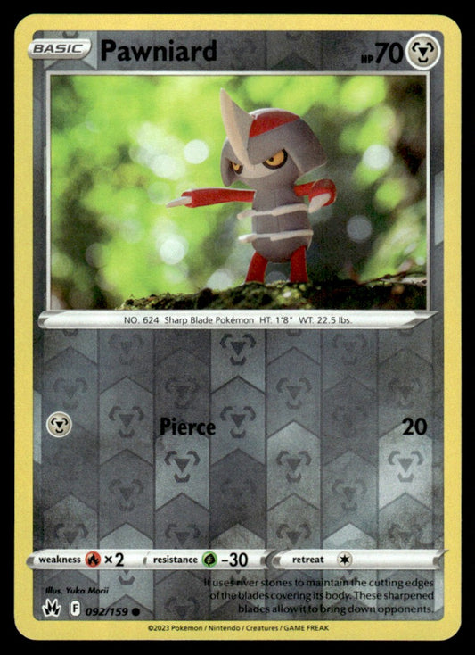 Pawniard 092/159 Reverse - Crown Zenith - Sword & Shield