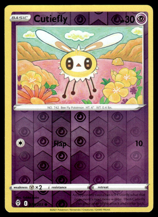 Cutiefly 078/203 Reverse - Evolving Skies - Sword & Shield