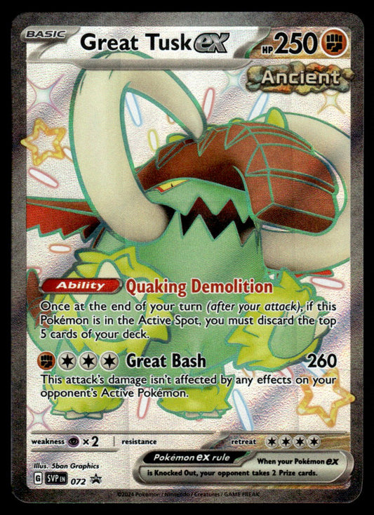 Great Tusk ex 072/PRSV - Scarlet & Violet Promos - Scarlet & Violet