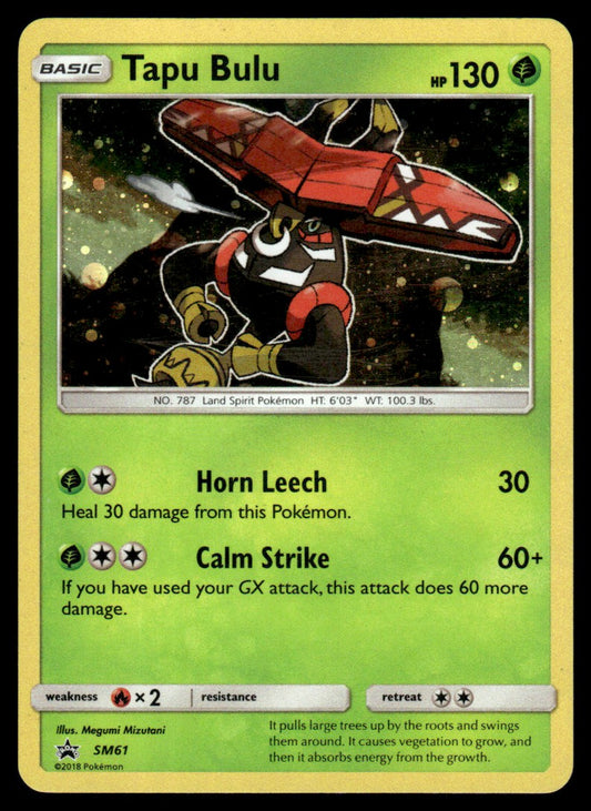 LP - Tapu Bulu SM61 - Holo - Sun & Moon Promos