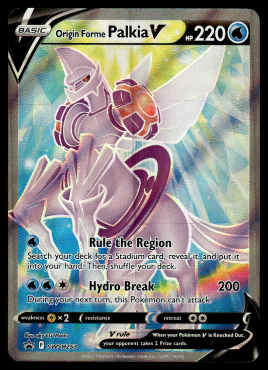 Origin Forme Palkia V SWSH253 - Sword & Shield Promos - Sword & Shield